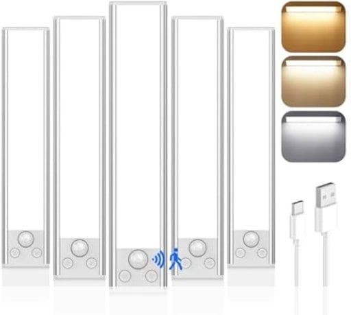 VerRon 5-Pack Under Cabinet Lighting 2000mAh Deal