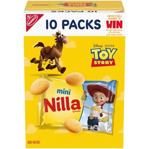 10-Pack 1-Oz Nilla Wafers Mini Vanilla Cookies