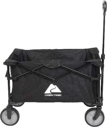 Ozark Trail Multi-Purpose Big Bucket Cart, Black