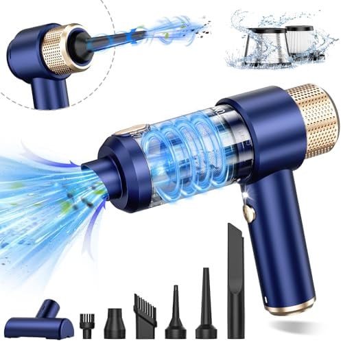 Jonyj 16000PA Handheld Vacuum Cleaner & Air Duster w/ HEPA Filter Deal