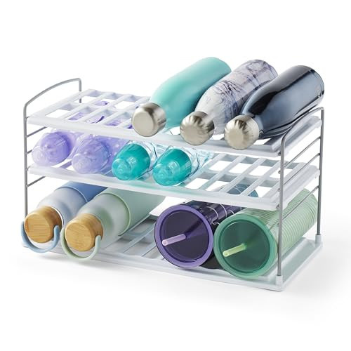 YouCopia UpSpace Water Bottle and Travel Mug Cabinet Organizer