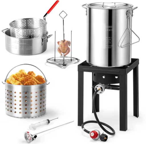 Ktaxon 55000 BTU 30QT Propane Outdoor Turkey Fryer Pot