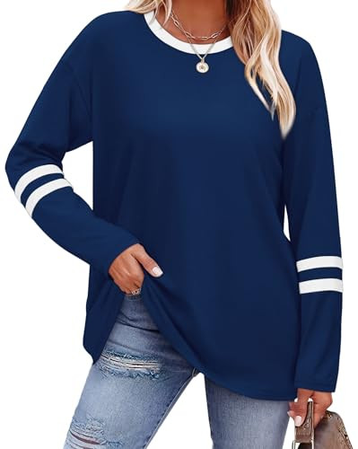 Long Sleeve Shirts Casual Tops Basic Tees