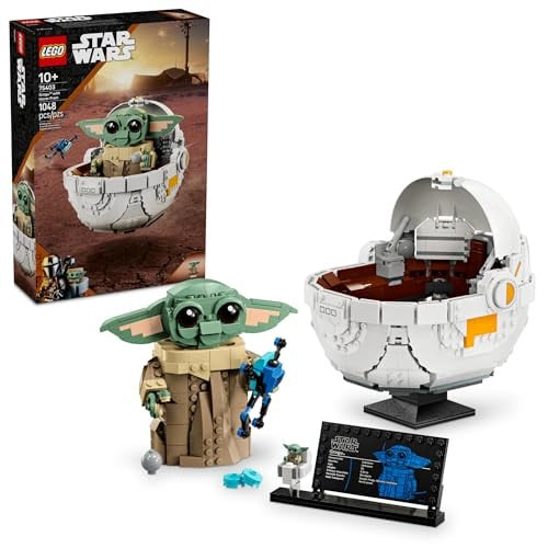 LEGO Star Wars: The Mandalorian - Grogu with Hover Pram (75403) 1048-Piece Deal