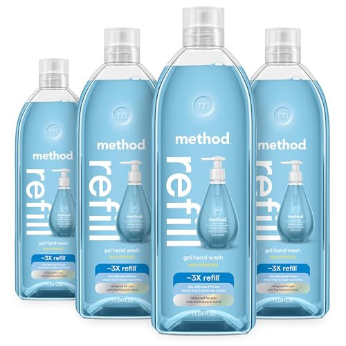 4-Pack 34-Oz Method Gel Hand Wash Refill (Sea Minerals)