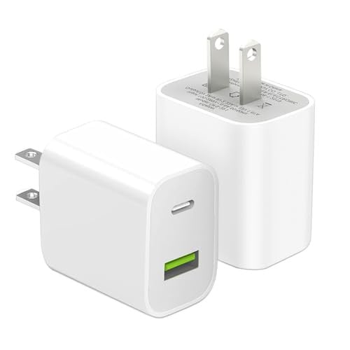 2 Pack USB C Charger Block 