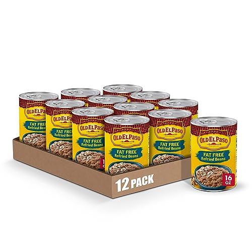 12-Pack 16-Oz Old El Paso Fat Free Refried Beans