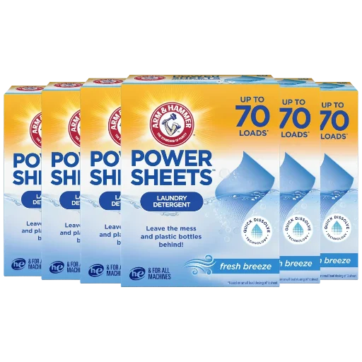 Arm & Hammer Power Sheets Laundry Detergent 6-Pack 35 Count Deal
