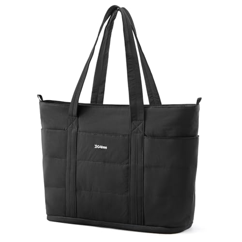 G4Free Women's Puffer Tote Bag Expandable Work & Travel Bag
