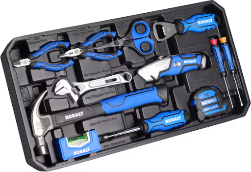 Kobalt 20-Piece Household Tool Set with Hard Case Deal