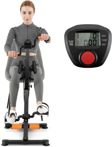 Costway Adjustable LCD Pedal Exercise Bike with Massage Deal
