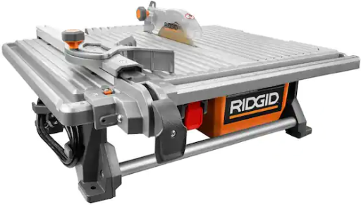 Ridgid 6.5-Amp 7 in. Blade Corded Table Top Wet Tile Saw