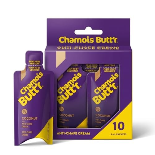 Chamois Butt'r Coconut Anti-Chafe Cream 10-Count 9 mL