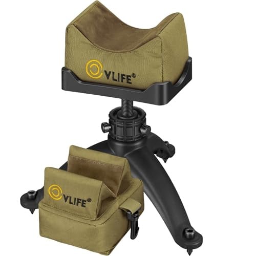 CVLIFE Shooting Rest Tripod Gun Rifle Rest with Front and Rear Bench Rest Bags Deal