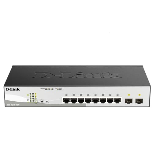 D-Link 10-Port Gigabit Smart Managed PoE+ Switch