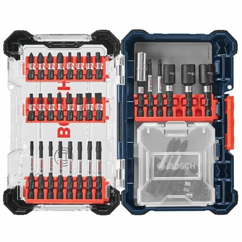 Bosch SDMSD45 45 pc. Driven Impact Screwdriving Custom Case Set Deal