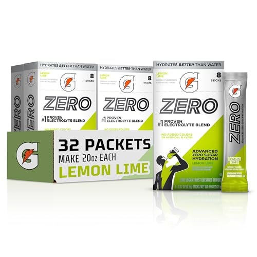 Gatorade Zero Sugar Powder 32-Count (Lemon Lime) Deal