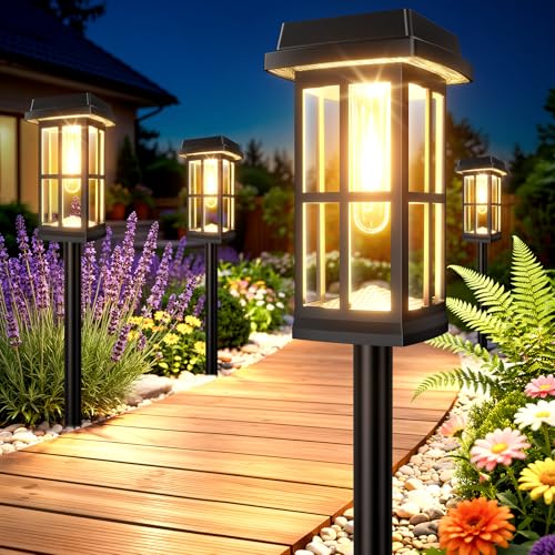 Ahaorigin Solar Pathway Lights Outdoor 8-Pack Deal