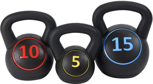 BalanceFrom Vynil Kettlebell Set 5/10/15lb Deal