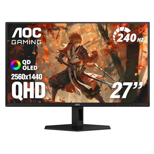 AOC Q27GAZD 27" 2560x1440 240Hz OLED Gaming Monitor Deal
