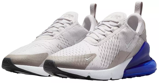 Nike Men's Air Max 270 Shoes (Vast Grey/White)