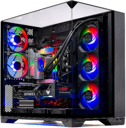 Skytech O11V Gaming PC Desktop AMD Ryzen 7 9800X3D NVIDIA GeForce RTX 5070 Ti 1TB Gen4 NVMe SSD 32GB DDR5 RAM