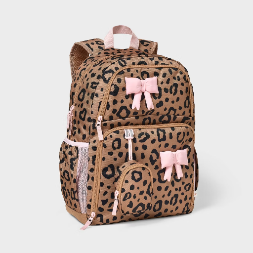 Kids' 17" Backpack Cat & Jack Leopard