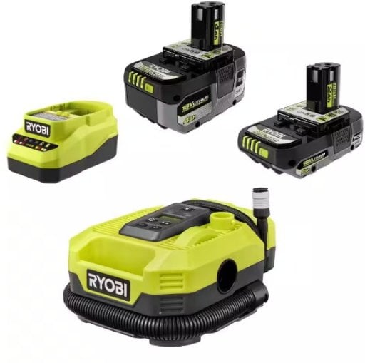 RYOBI ONE+ 18V HIGH PERFORMANCE Kit & FREE ONE+ Cordless Inflator/Deflator Deal