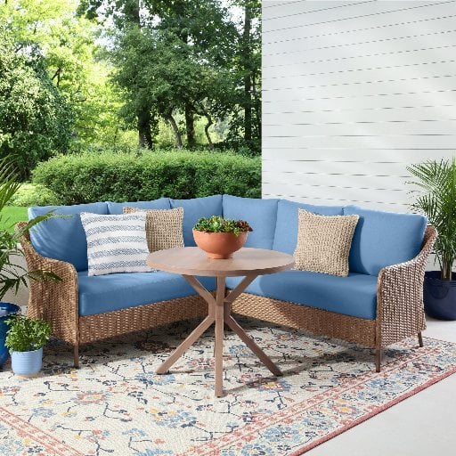 Walmart Home Pick: Mainstays Chelsea Outdoor Patio 4-Pieces deal at Walmart