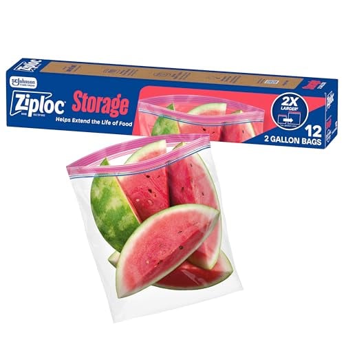 Ziploc 12-Pack 2-Gallon Food Storage Bags