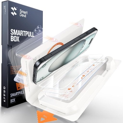 SMARTDEVIL 9H Tempered Glass Screen Protectors for iPhone 13-16 Series 2 or 3-Pack