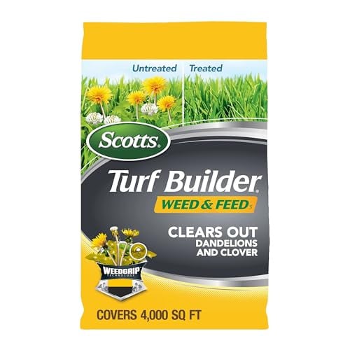 Scotts Turf Builder Weed and Feed5 Lawn Fertilizer/Weed Killer 11.32-Lbs Deal