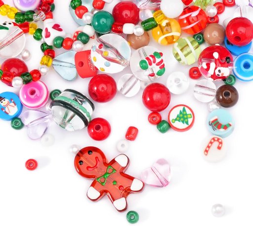 STELLE Christmas Beads for Bracelet Making