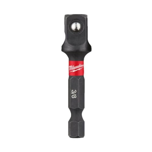 Milwaukee Shockwave Steel Impact Duty 1/4" Hex Shank to 3/8" Square Socket Adapter Deal