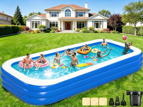 Extra Large Inflatable Swimming Pool 180'' x 76'' x 22'' Deal