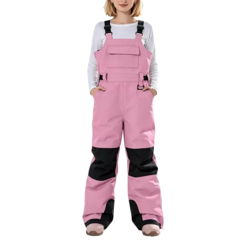 Kids Insulated Fleece Snow Bibs