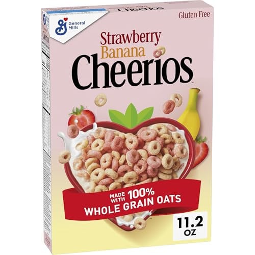 Cheerios Strawberry Banana Or Apple Cinnamon 11.2 oz