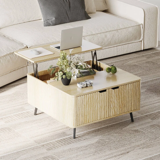 Ebern Designs 35.4" Lift Up Coffee Table w/ Large Hidden Storage Deal