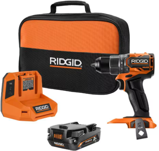 RIDGID 18V NUKE SubCompact Brushless 1/2 in. Drill/Driver Kit with 2Ah MAX Output Battery Deal