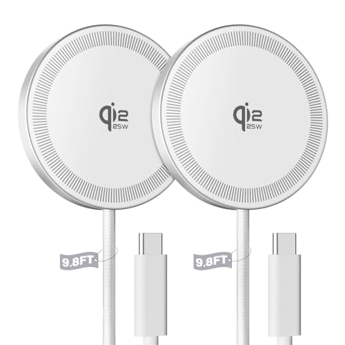 2-Pack Magnetic Wireless Charger 25W Deal