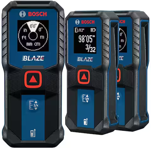 BOSCH BLAZE 100 ft. Laser Measure 3-Pack Deal