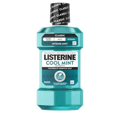 Listerine Cool Mint Intense Antiseptic Mouthwash 8.5-Ounce