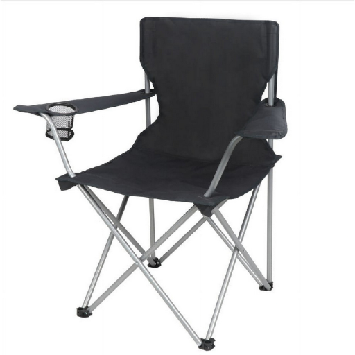 Ozark Trail Quad Folding Camp Chair with Cup Holder