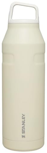 50-Oz Stanley IceFlow Cap and Carry Water Bottle w/ Wide Mouth Twist Lid (Cream Glimmer)