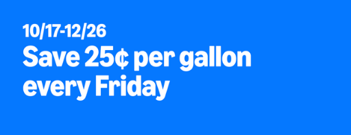 Amazon Prime Fuel Discount 25c per Gallon