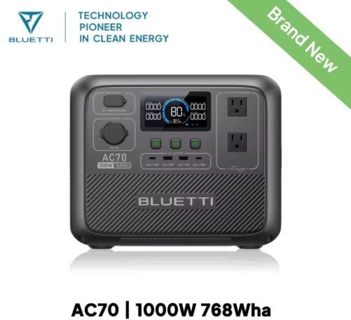 BLUETTI AC70 768WH Power Station