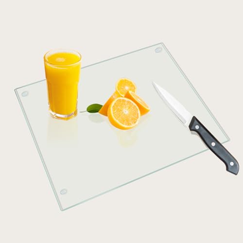 Mymonfif 14"x10" Tempered Glass Cutting Board Deal