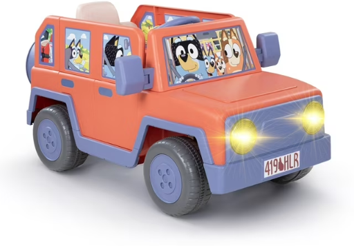 Bluey 12V Heeler Family Vehicle Battery Powered Ride-On Toy