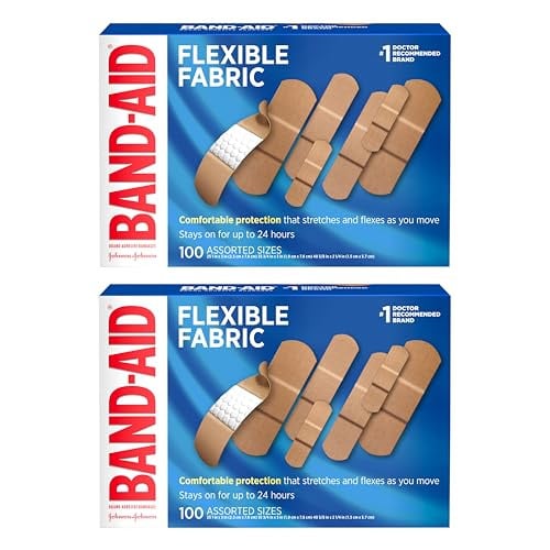 Band-Aid Flexible Fabric Adhesive Bandages 2-Pack 100-Count Deal