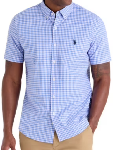 U.S. Polo Assn. Men’s Short Sleeve Buttondown Shirts Deal